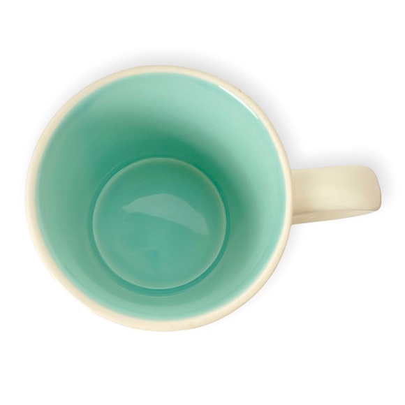 Love You More by Magenta Mug with Baby Blue Inside - Picture 3 of 5